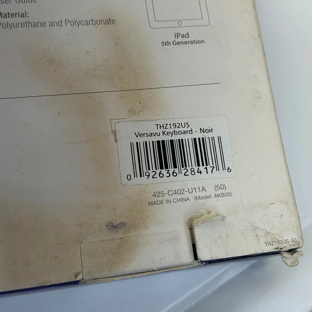 Targus Versavu Bluetooth Keyboard Case iPad Air 5th Gen‎ THZ192US Tested